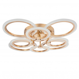 Полочна LED люстра Sunlight 5333/4+4 GLD Gold