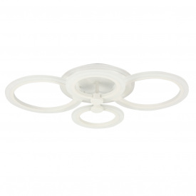 Стельова LED люстра Sunlight 5333/2+2 R білий