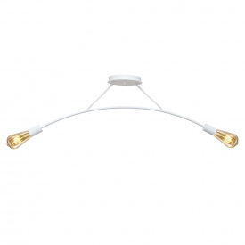 Люстра підвісна MSK Electric Orion на дві лампи Е27 NL 9832-2 WH Білий (619862)