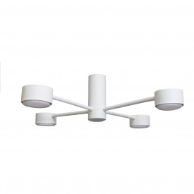 Люстра стельова MSK Electric Copter на чотири круглих плафони під лампи GX53 NL 8041-4 WH Білий (618762)