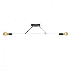 Люстра підвісна MSK Electric Asket на дві лампи Е27 NL 10320-2 BK Чорний (619546)