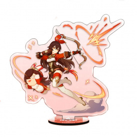 Фігурка акрилова The Coop Ембер Genshin Impact 10 см Різнокольоровий (24376)