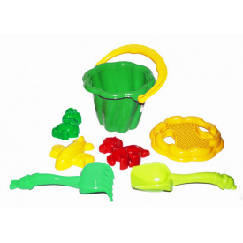 Дитячий Пісочний набір "Ромашка" №1 Colorplast 1098 Зелений