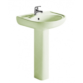 Комплект раковини з ніжкою RAK Ceramics Cynthia Wash Basin 57 см Зелений (1706408058)