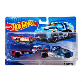 Дитячий ігровий набір машинок Bambi T-K937-1(Red-1) з трейлером