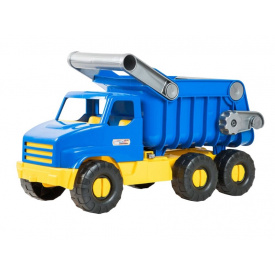 Дитяча машина Tigres Мусоровоз City Truck 39х19х25 см Жовто-блакитний (102159)