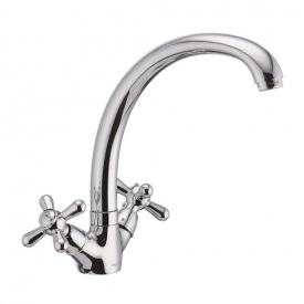 Змішувач для кухні двовентильний Haiba Dominox 273 HB0085 Хром (332944)