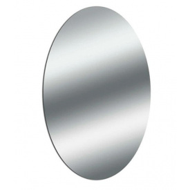 Самоклейне акрилове дзеркало No Brand Mirror Sticked ROUND 42х27 см Сріблястий (2104618506)