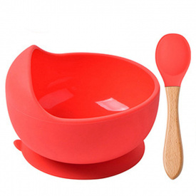 Набор силиконовой посуды 2Life Y6 2 предмета Красный (v-11571)