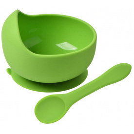 Набор силиконовой посуды 2Life Y7 2 предмета Зеленый (vol-9794)