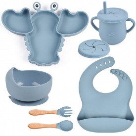 Набор посуды 2Life Y21 6 предметов Голубой (v-11195)