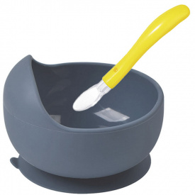 Набор силиконовой посуды 2Life Y18 350 мл 2 предмета Серый (vol-10712)