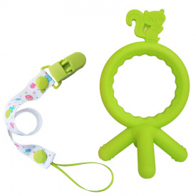 Прорізувач-іграшка та тримач 2Life Y7 Зелений v-11626