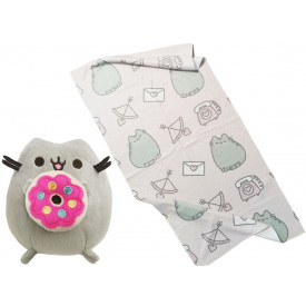 Комплект 2Life М'яка іграшка Pusheen cat 12х15 см та рушник 50х100 см v-12449