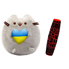 Комплект S&T М'яка іграшка і Антистрес іграшка Mokuru (vol-10415)