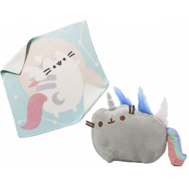 Комплект 2Life М'яка іграшка Pusheen cat 15х12 см та рушник 35х35 см v-12453