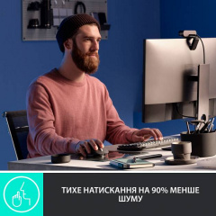 Миша Logitech MX Master 3S Performance Wireless Mouse Pale Grey (910-006560) Херсон