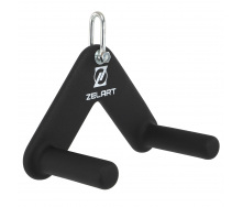 Рукоятка для тяги c узким хватом Zelart TA-9628 24 см черный