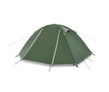 Палатка Naturehike P-Series CNK2300ZP028 трехместная 205х160+45х100 см Темно-Оливковый (1047-6976023920479)