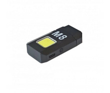 Зажигалка аккумуляторная спиральная Tiki Lovers USB 2в1 + карманный LED фонарик COB LOVERS LV-6002 (9075)