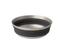 Миска складная Sea to Summit Detour Stainless Steel Collapsible Bowl 665 мл Черно-серый (STS ACK039011-050101)