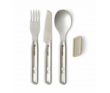 Набор столовых приборов Sea to Summit Detour Stainless Steel Cutlery Set 3 шт Серебристый (STS ACK036021-121801)