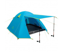 Палатка Naturehike P-Series NH18Z022-P 200x180x100 см Голубой (1047-6975641887911)