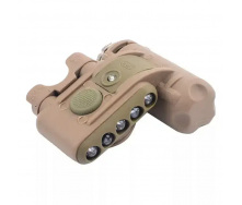 Тактический фонарь на шлем Night Evolution Gen 2 7x5,5x3 см Койот