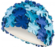 Шапочка для плавания Aqua Speed Bloom Сине-голубой One Size (1000-105-05)