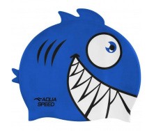 Шапочка для плавания Aqua Speed Zoo Pirana Синий One Size (1000-246-01)
