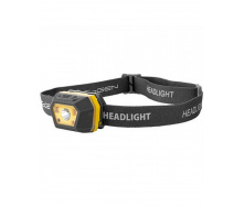 Фонарь налобный аккумуляторный GoGEN GOGHL02GY Head light HL02 grey/yellow 350lm