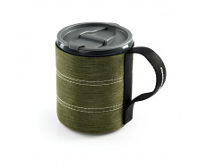 Кружка с неопреновой защитой GSI Outdoors Infinity Backpacker Mug 0.55 л Зеленый (1099-75283)