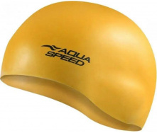 Шапочка для плавания Aqua Speed Mono Темно-желтый One Size (1000-111-06)