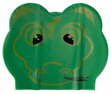 Шапочка для плавания Aqua Speed Zoo Latex Crocodile Зеленый One Size (1000-116-crocodile)