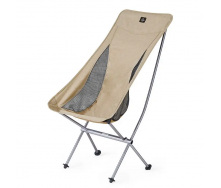 Кресло складное высокое Naturehike YL06 Alu Folding Moon Chair NH18Y060-Z 47x36x98 см Бежевый (2292685364)