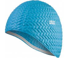 Шапочка для плавания Aqua Speed Bombastic Tic-Tac Голубой One Size (1000-117-01)