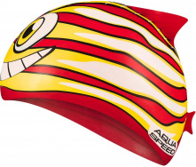 Шапочка для плавания Aqua Speed Zoo Fish Красно-желтый One Size (1000-115-31-fish)