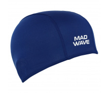 Шапочка для плавания текстильная MadWave POLY II M052103 Темно-синий
