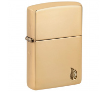 Зажигалка Zippo Armor High Polish Brass Flame Design Series Flame 5,6х3,8х1,3 см Золотистый (46397)