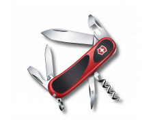 Швейцарский нож Victorinox EvoGrip 10 Красно-черный (2.3803.C)