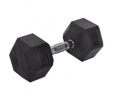 Гантель цельная шестигранная гексагональная Zelart TA-2679-12_5 12,5кг 1шт