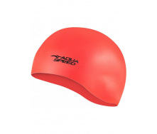 Шапка для плавания Aqua Speed MONO 6206 (111-32) ярко-красный Уни OSFM (5908217662064)