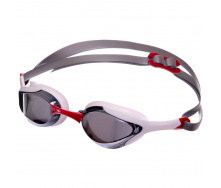 Очки для плавания MadWave ALIEN Mirror M042728 Красный-серый