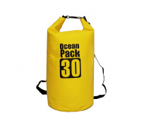 Водонепроницаемый рюкзак/гермомешок с шлейкой на плечо Ocean Pack 10 л Yellow (5535821531201)