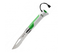 Ніж Opinel 8 VRI Outdoor Зелений (1013-204.66.42)