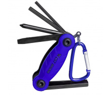 Мультитул карманный набор инструментов для велосипеда West Biking YP0719243 Blue (7724-40485)