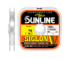 Леска Sunline Siglon V 100м 0,063мм 0,5кг/1lb