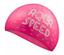 Шапочка для плавания детская Aqua Speed Kiddie Unicorn Розовая
