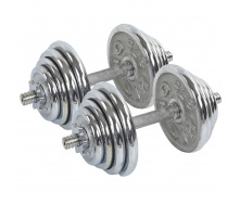 Гантели HIGHQ SPORT TA-0013-27CH 27 Хром