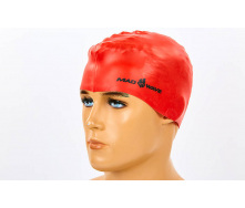 Шапочка для плавания MadWave INTENSIVE M053501 Красный